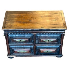 Used Portuguese Baroque Rosewood Chest, Circa 1830