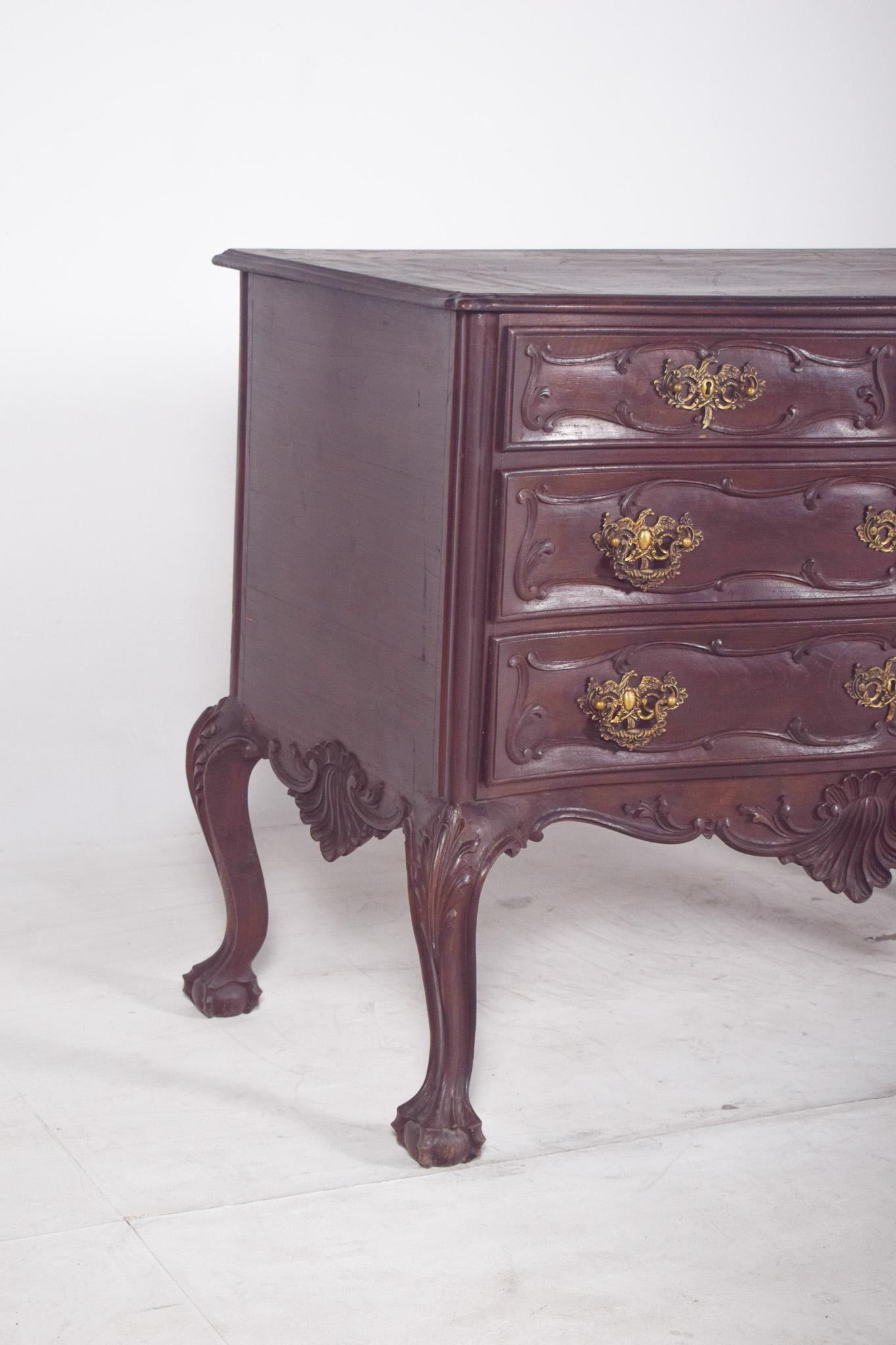 Other Antique Portuguese D. José-Style Half Chest of Drawers For Sale