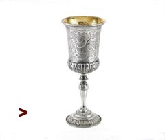 Copa antigua portuguesa de plata maciza 833 / 173 gr