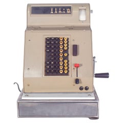 Antique Portuguese Mechanical Cash Register