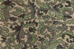 Antique Portuguese Needlepoint Rug 'Size Adjusted'