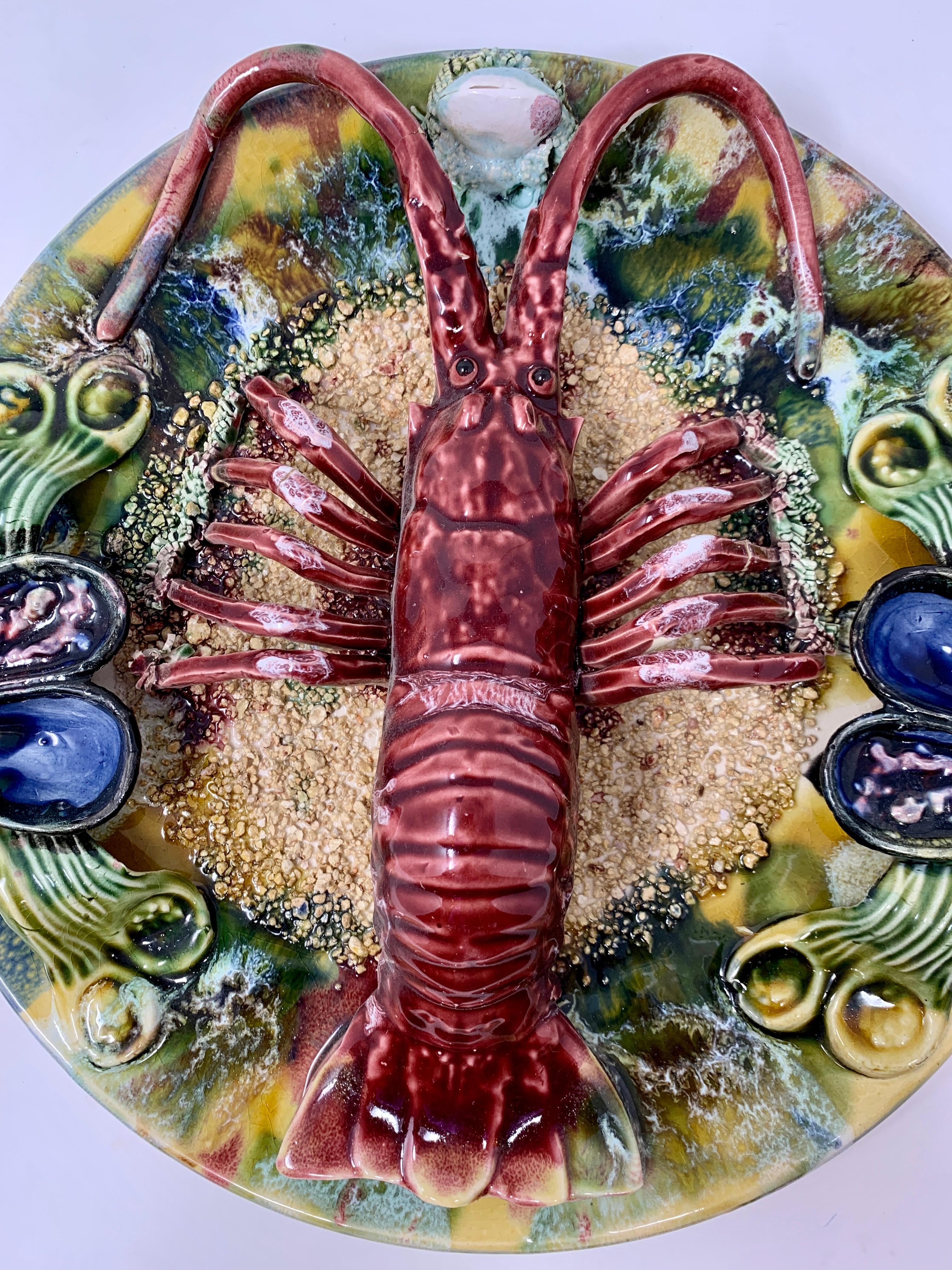 vintage lobster plates