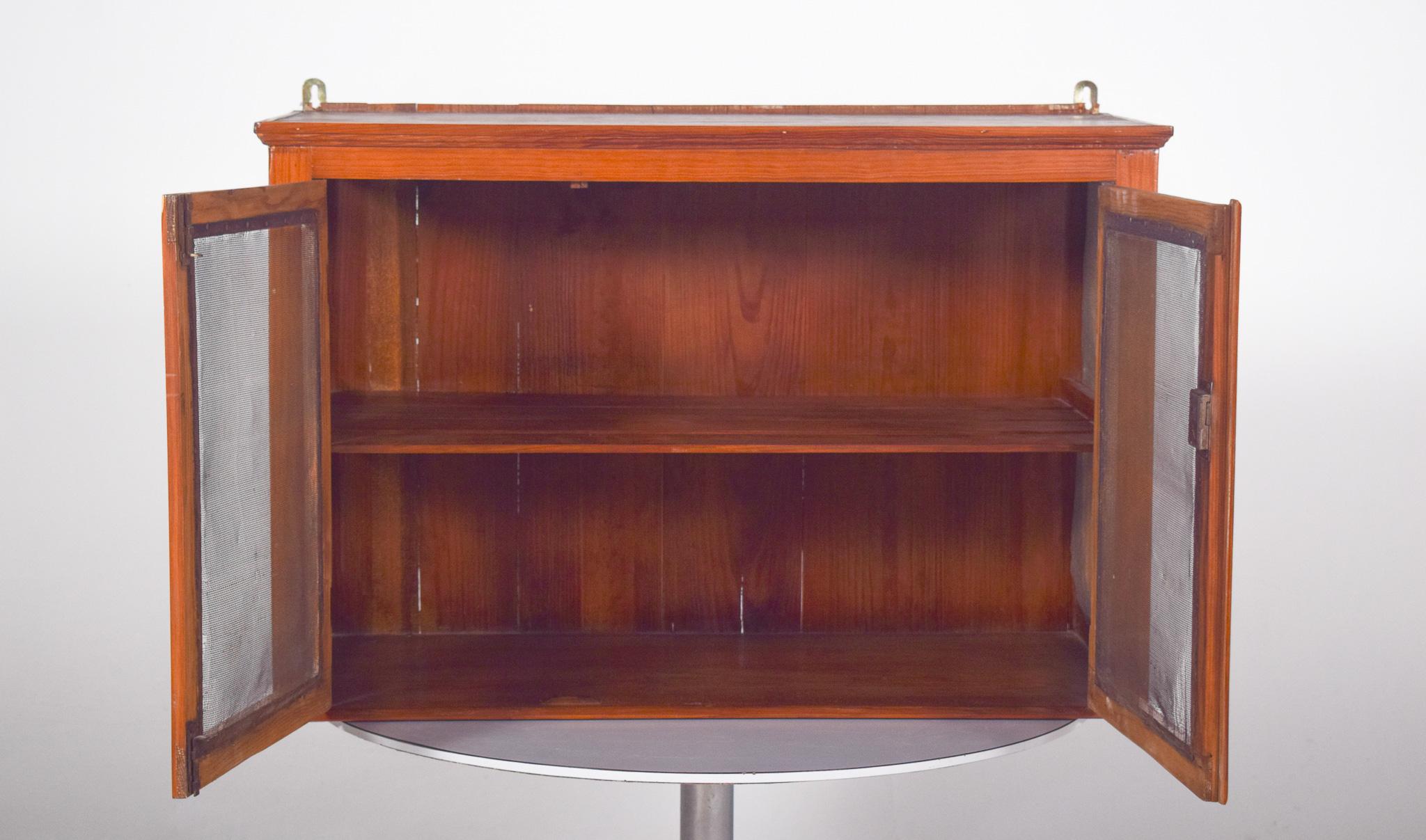Antique Portuguese Rustic Wall Cabinet For Sale 5