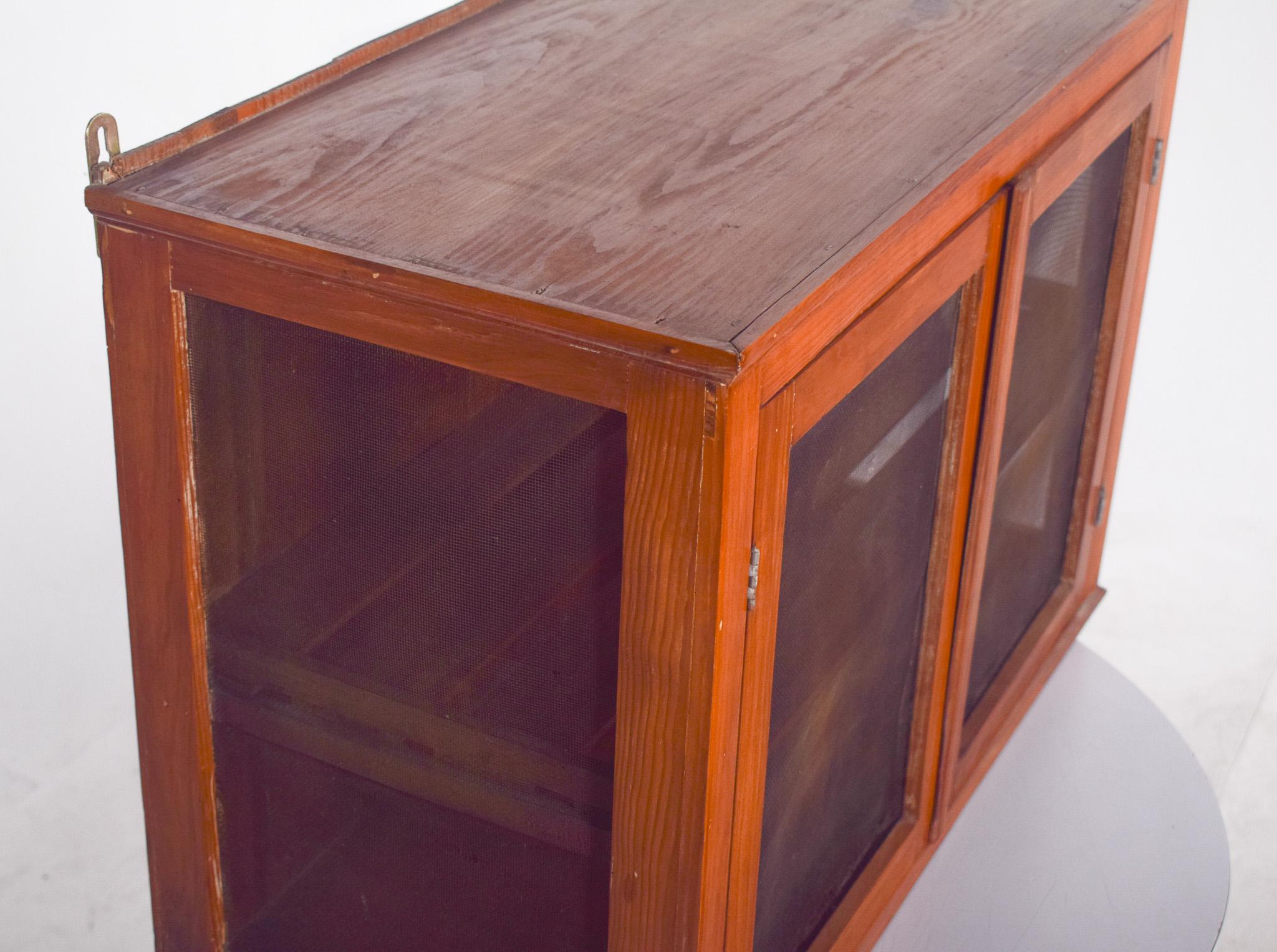 Antique Portuguese Rustic Wall Cabinet For Sale 2