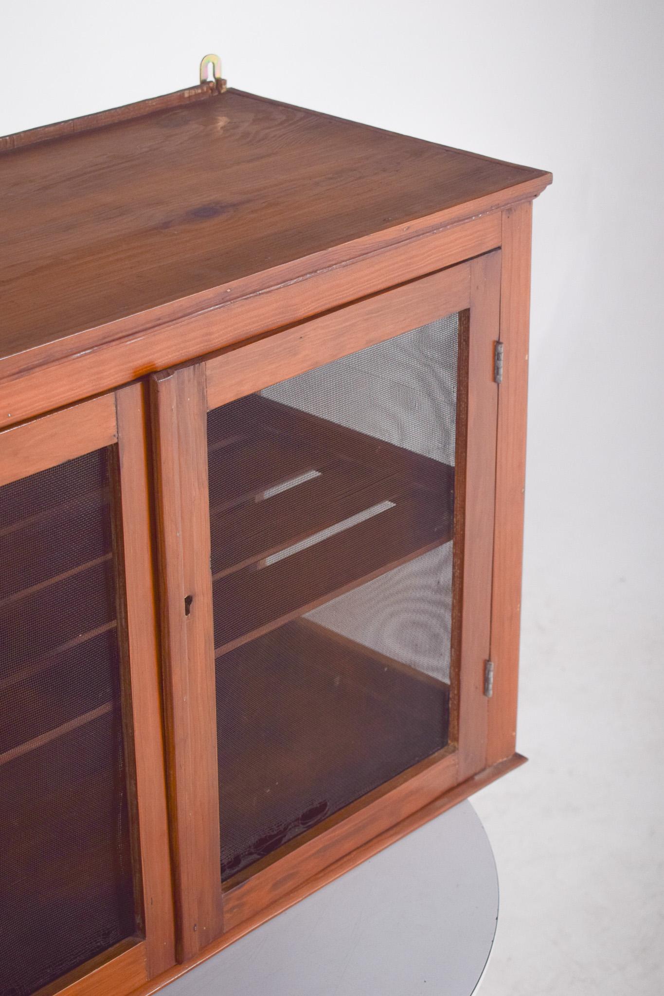 Antique Portuguese Rustic Wall Cabinet For Sale 3