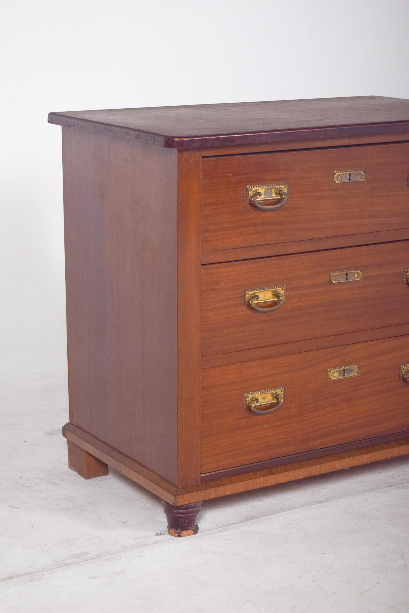 20th Century Antique Portuguese Small Chest of Drawers For Sale