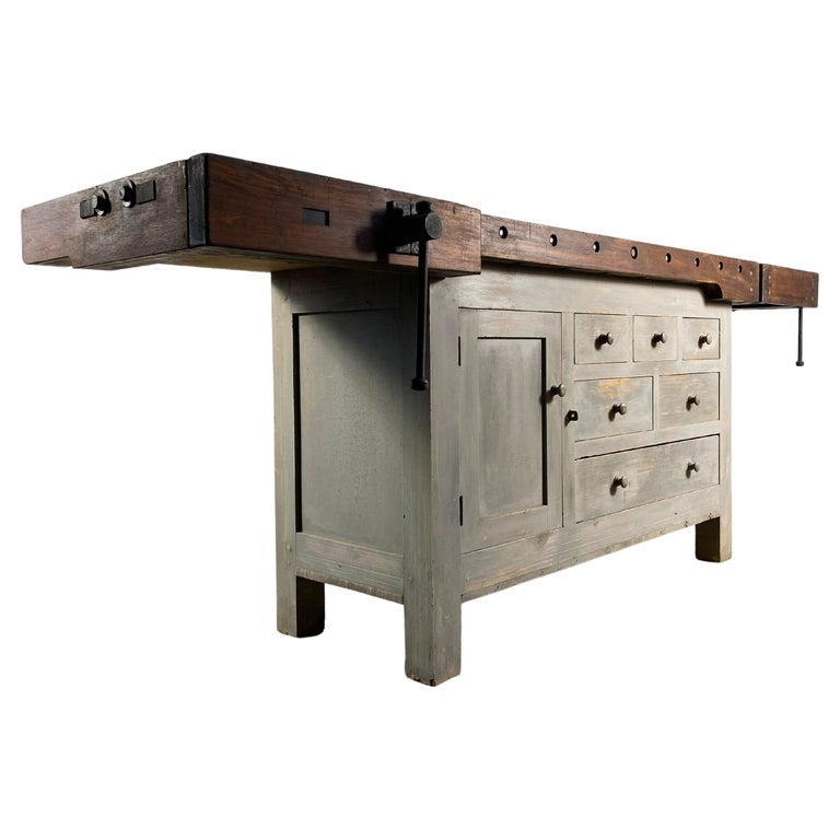 Antique Portuguese Workbench For Sale at 1stDibs