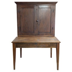 Antique Postmaster Desk, Solid Walnut