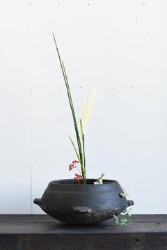 Antique Pot Made of Korean Stone 19th Century/ Rare Vase / Wabi-Sabi / Mingei