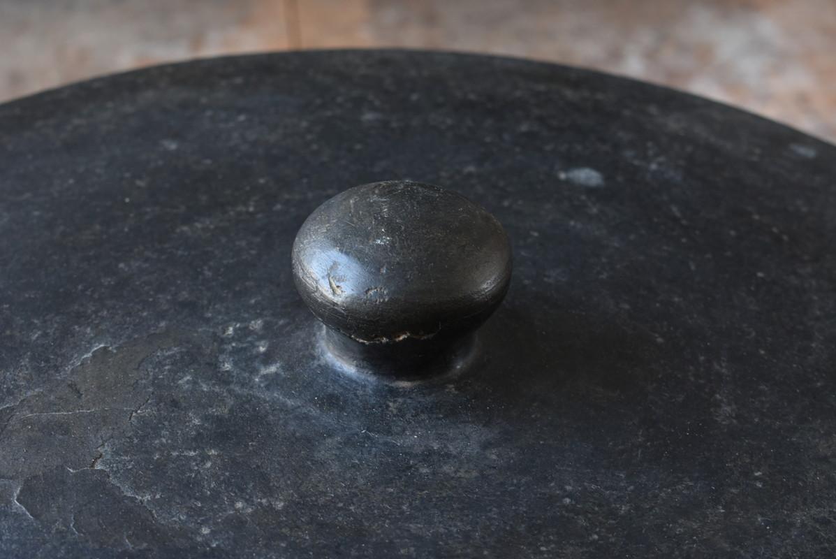 Antique Pot Made of Korean Stone 19th Century/ Rare Vase / Wabi-Sabi / Mingei 1