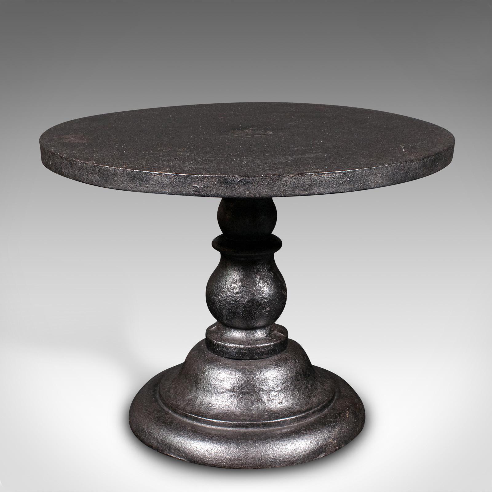 Late Victorian Antique Potter's Decoration Wheel, English, Rotary Finishing Plinth, Victorian