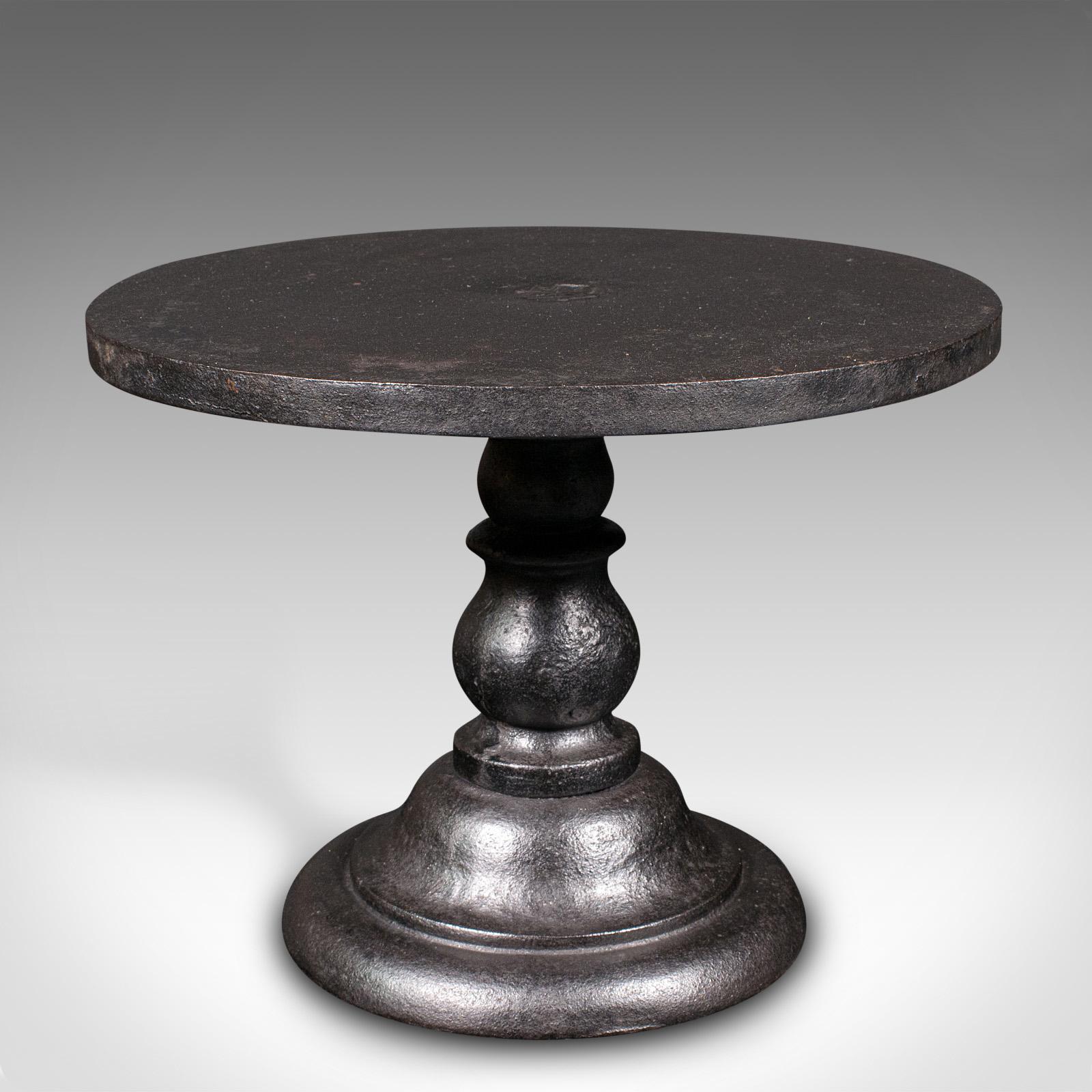 British Antique Potter's Decoration Wheel, English, Rotary Finishing Plinth, Victorian