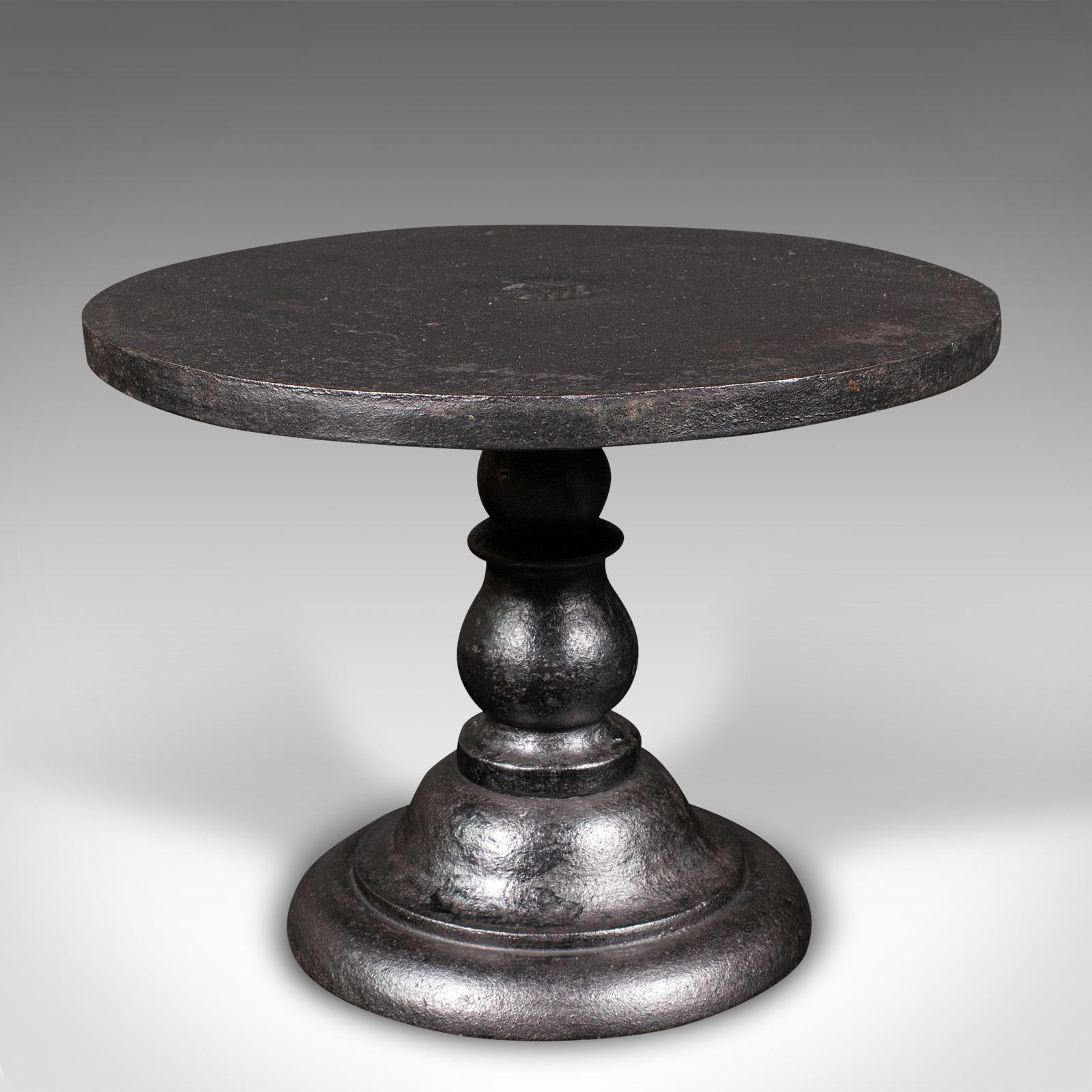 19th Century Antique Potter's Decoration Wheel, English, Rotary Finishing Plinth, Victorian