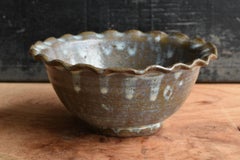 Antique pottery bowl from Kumamoto, Japan / Shodai ware / Edo / 18-19 thcentury