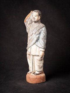 Antique pottery statue of Indian Figure from India