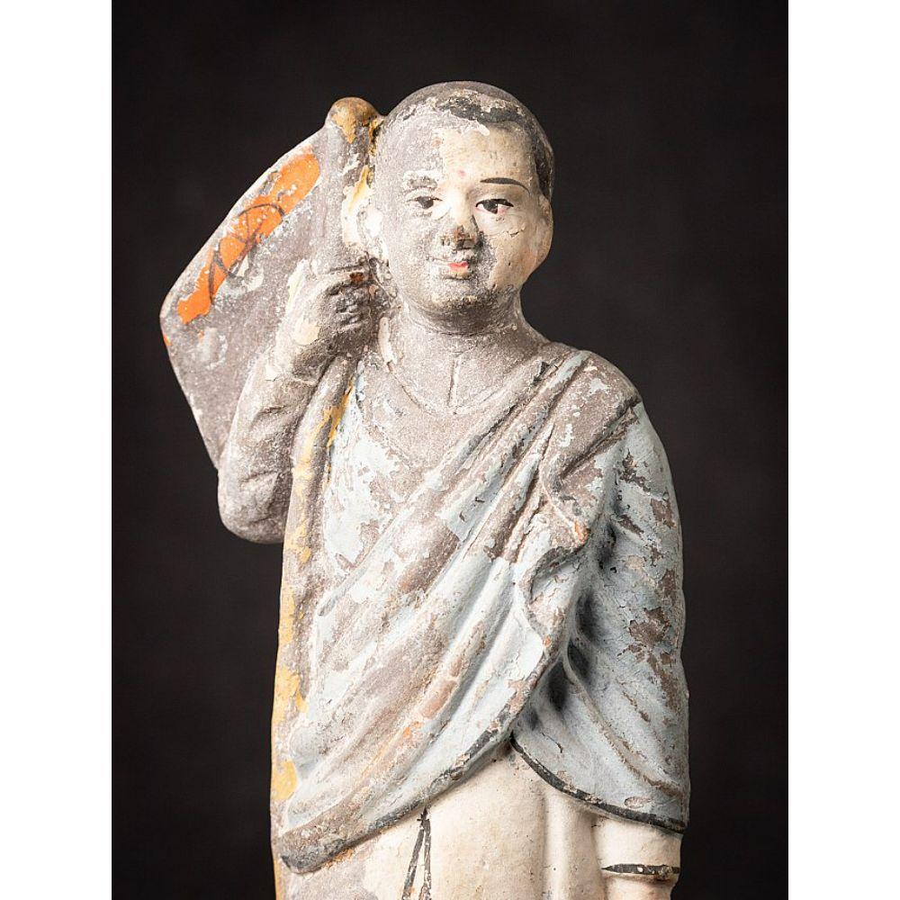 Antique pottery statue of Indian Figure from India For Sale 4