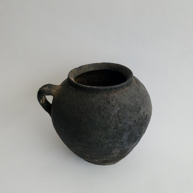 Antique Pottery Vase, Clay, Ukraine Early 19th Century 1