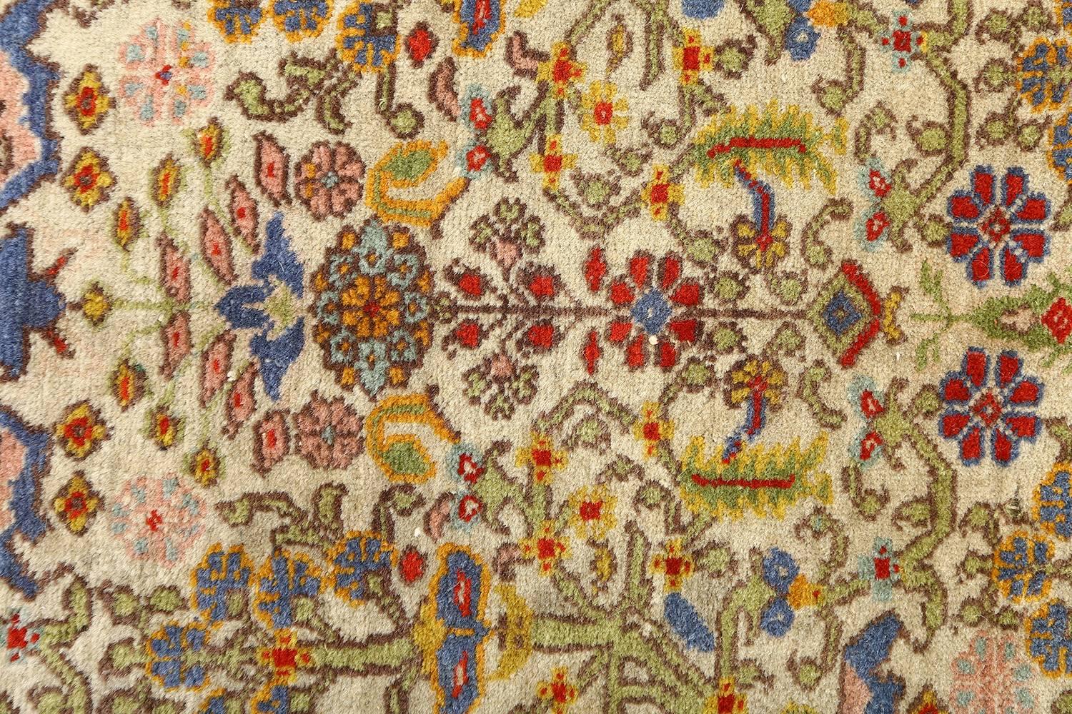 Wool Nazmiyal Antique Prayer Design Tabriz Persian Rug. Size: 8 ft 1 in x 9 ft 10 in 