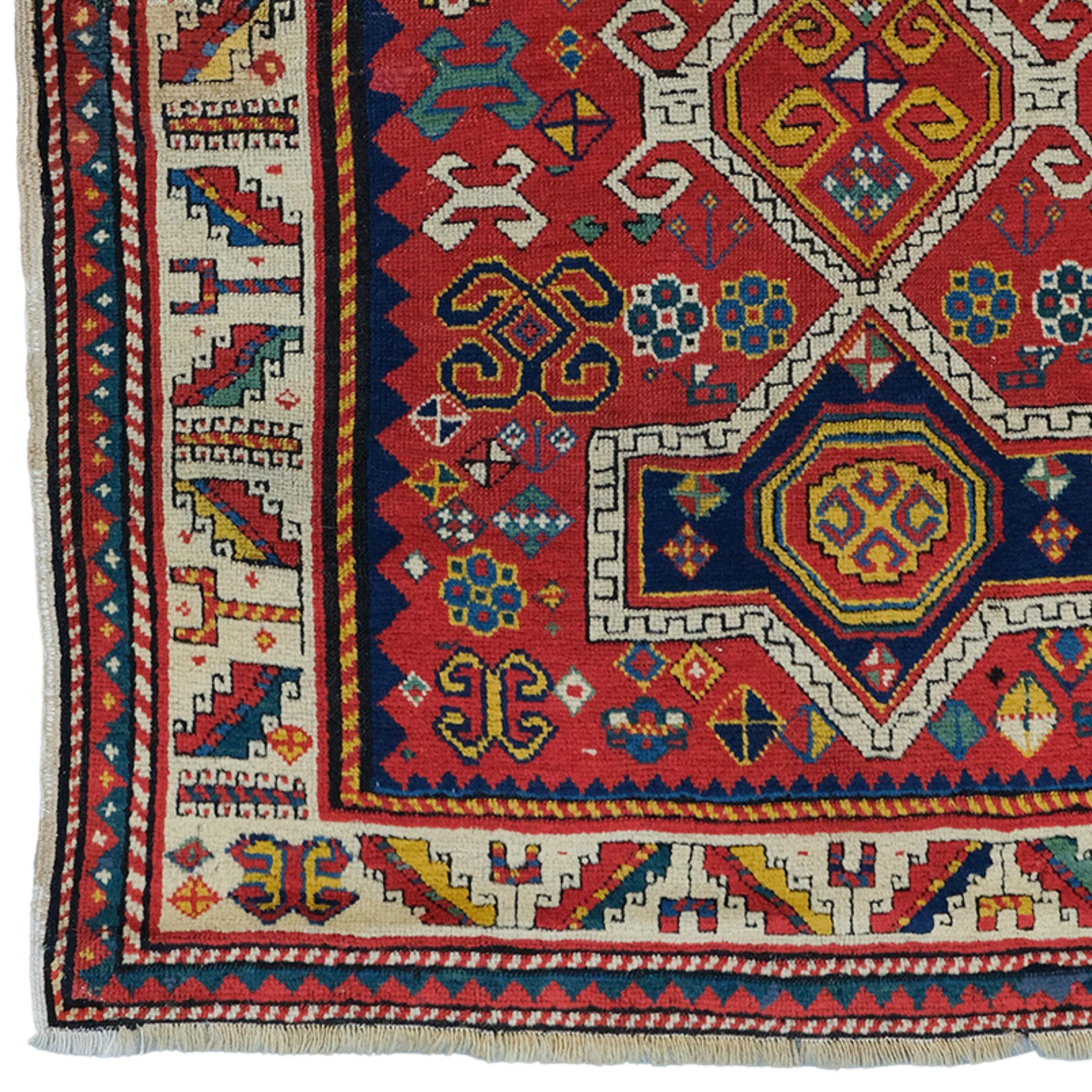A Historical Heritage: 19th Century Caucasian Carpet

If you want to add historical and artistic value to your home, this antique carpet is for you. This carpet is a Caucasian carpet from the 19th century. Caucasian carpets are colorful, patterned