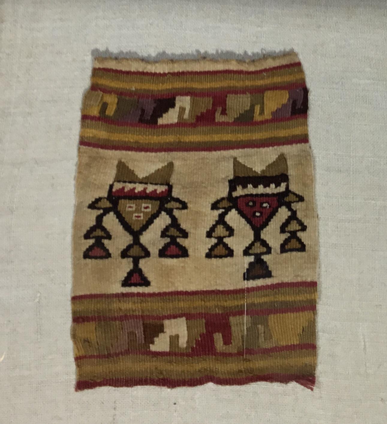 Wool Antique Pre Colombian Textile Fregment