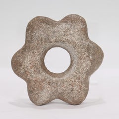 Antique Pre-Columbian Inca Stone Star Shaped Mace