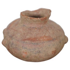 Antique pot en terre cuite pré-colombien primitif Vase à bourgeons Vessel