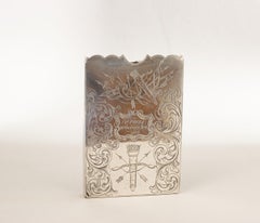 Antique Presentation Archery Score Card 1842