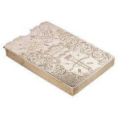 Antique Presentation Archery Score Card 1842