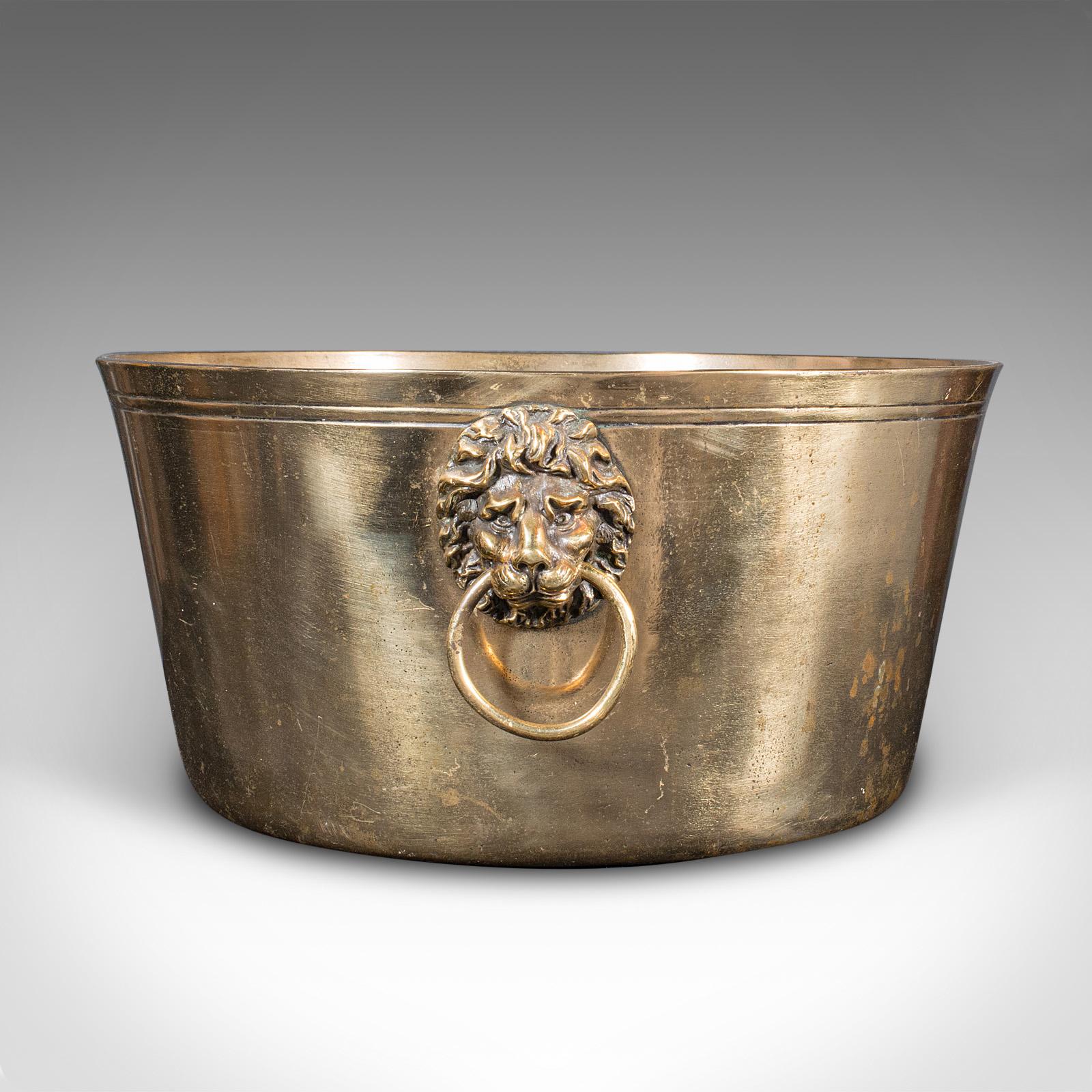 British Antique Presentation Ice Pan, English, Bronze, Serving Cooler, Georgian, C.1800 For Sale