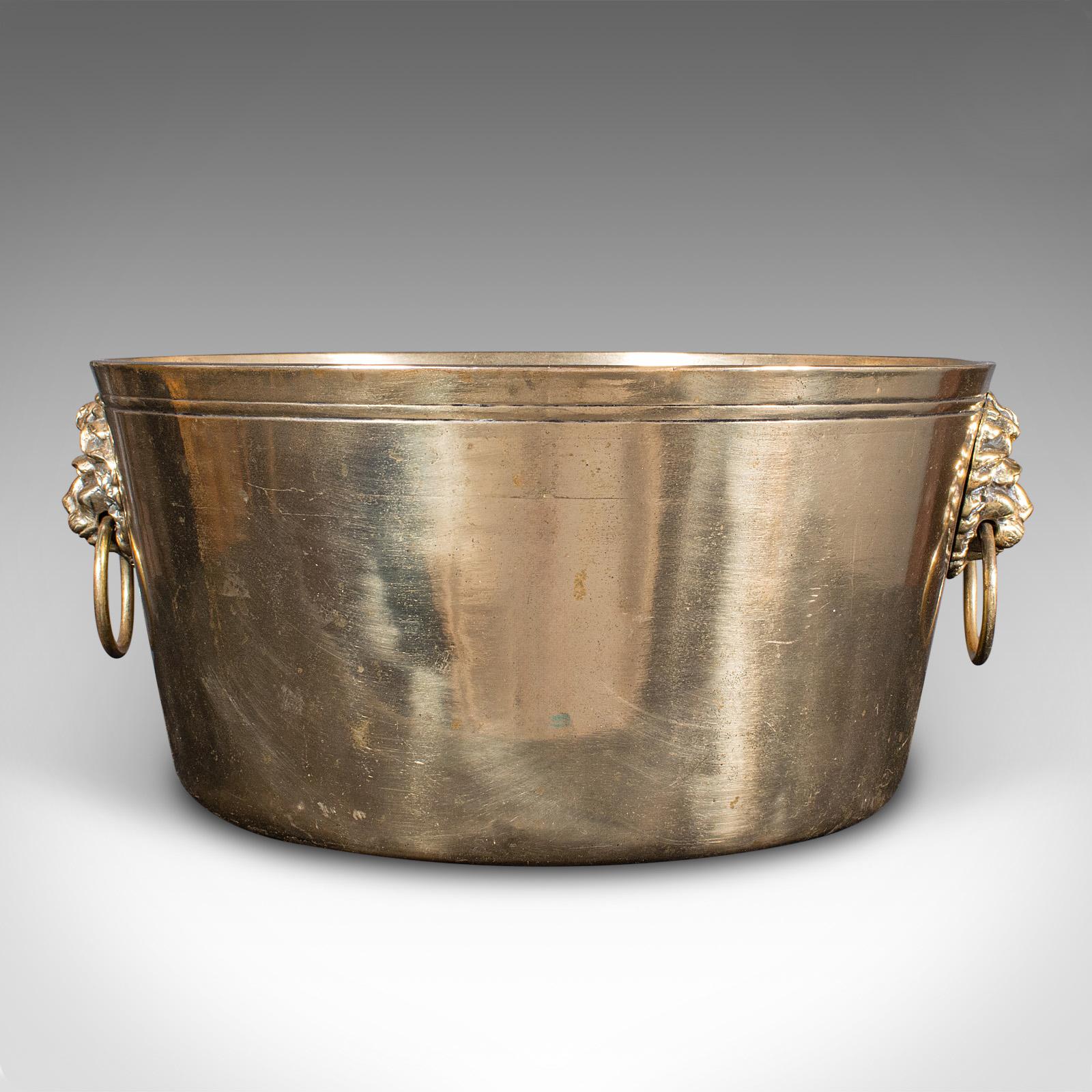 Antique Presentation Ice Pan, English, Bronze, Serving Cooler, Georgian, C.1800 In Good Condition For Sale In Hele, Devon, GB