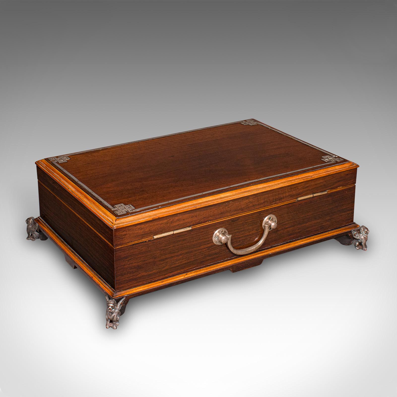 Antique Presentation Insignia Box, Italian, Campaign Chest, Victorian, C.1900 For Sale 2