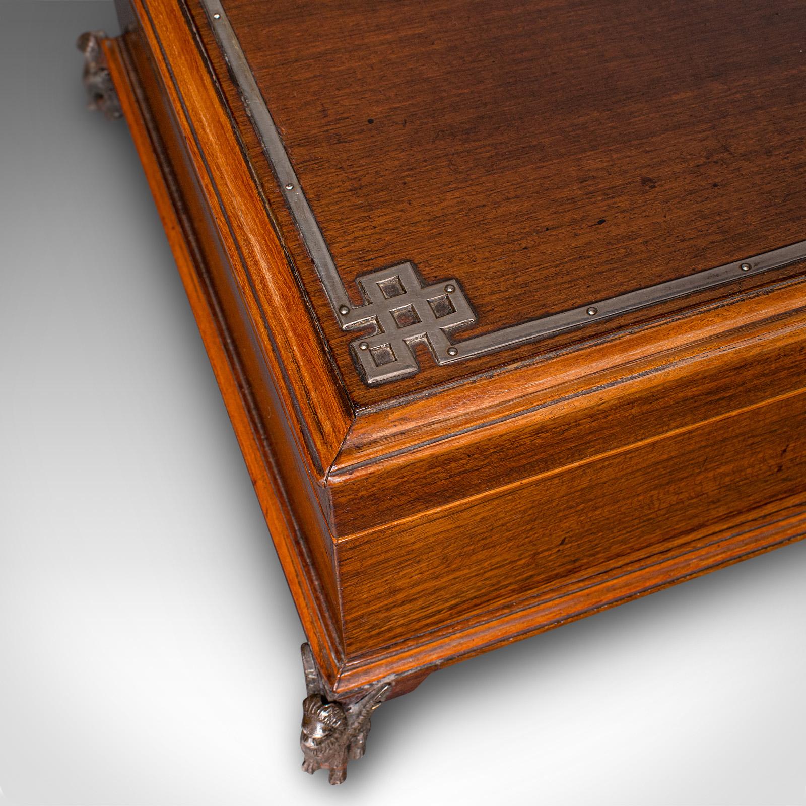 Antique Presentation Insignia Box, Italian, Campaign Chest, Victorian, C.1900 For Sale 3