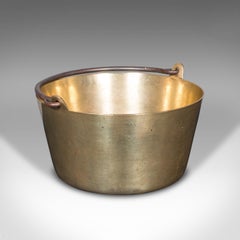 Antique Preserve Warmer, English, Bronze, Jam Pan, Fireside Interest, Georgian