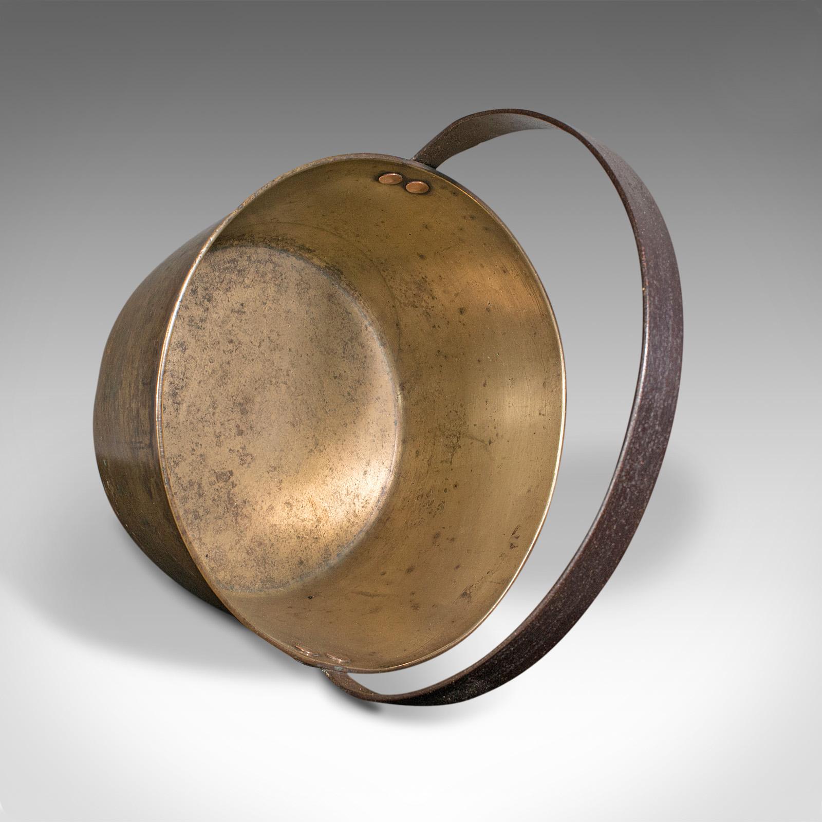 Antique Preserving Pan, English, Bronze, Jam, Cooking Pot, Georgian, Circa 1800 For Sale 5
