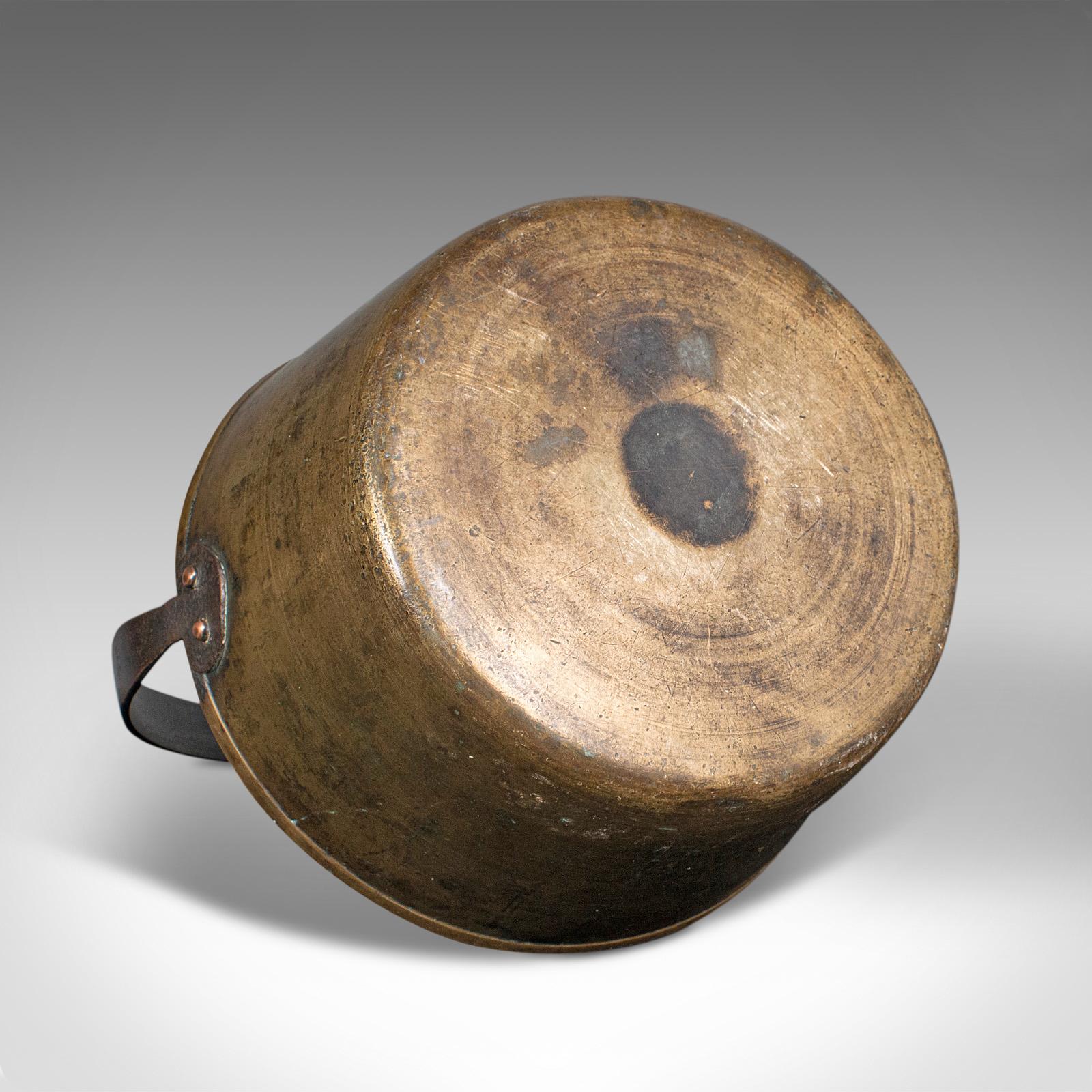 Antique Preserving Pan, English, Bronze, Jam, Cooking Pot, Georgian, Circa 1800 For Sale 6