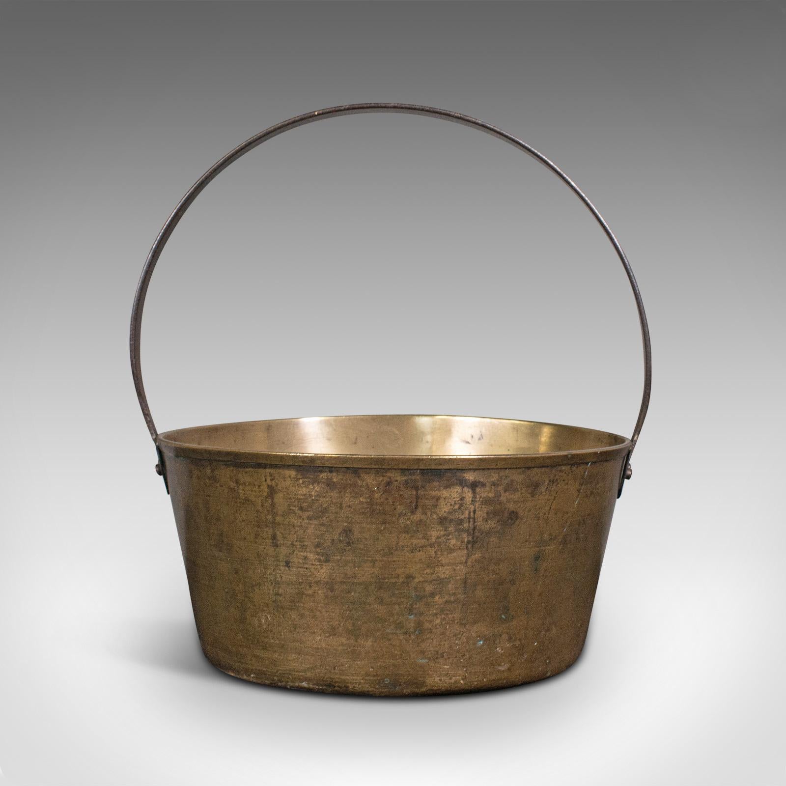 Antiker preserving Pan, englisch, Bronze, Jam, Kochtopf, georgianisch, um 1800 (Britisch) im Angebot
