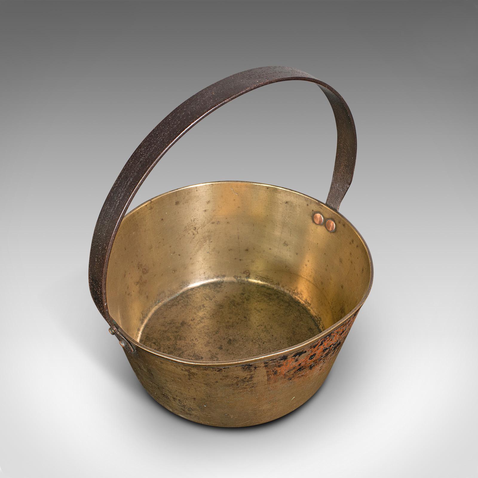 Antique Preserving Pan, English, Bronze, Jam, Cooking Pot, Georgian, Circa 1800 For Sale 1