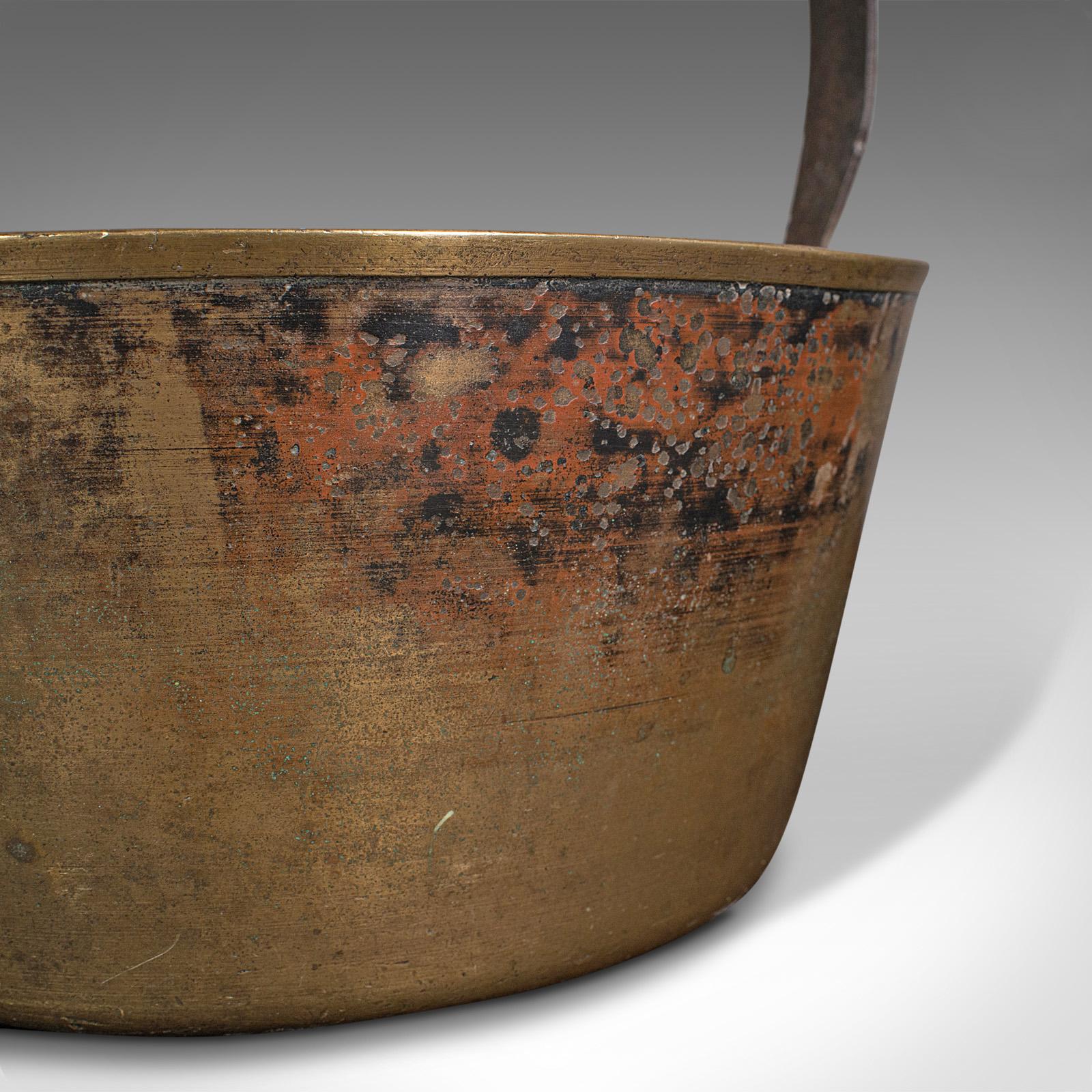 Antique Preserving Pan, English, Bronze, Jam, Cooking Pot, Georgian, Circa 1800 For Sale 4