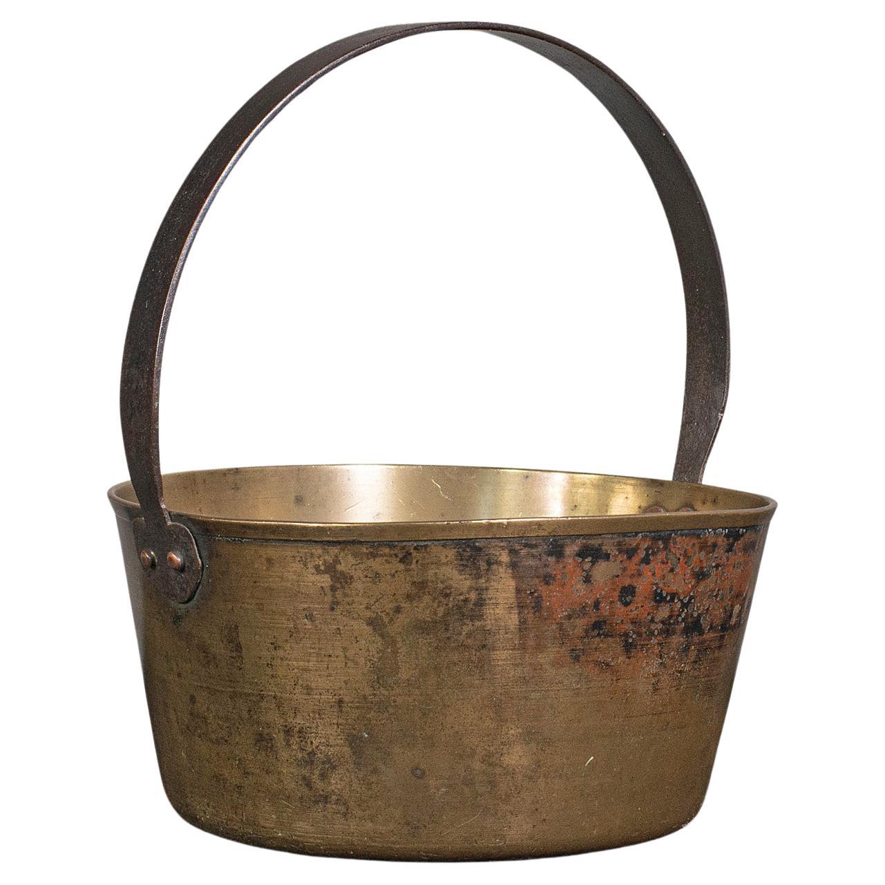 Antique Preserving Pan, English, Bronze, Jam, Cooking Pot, Georgian, Circa 1800 For Sale