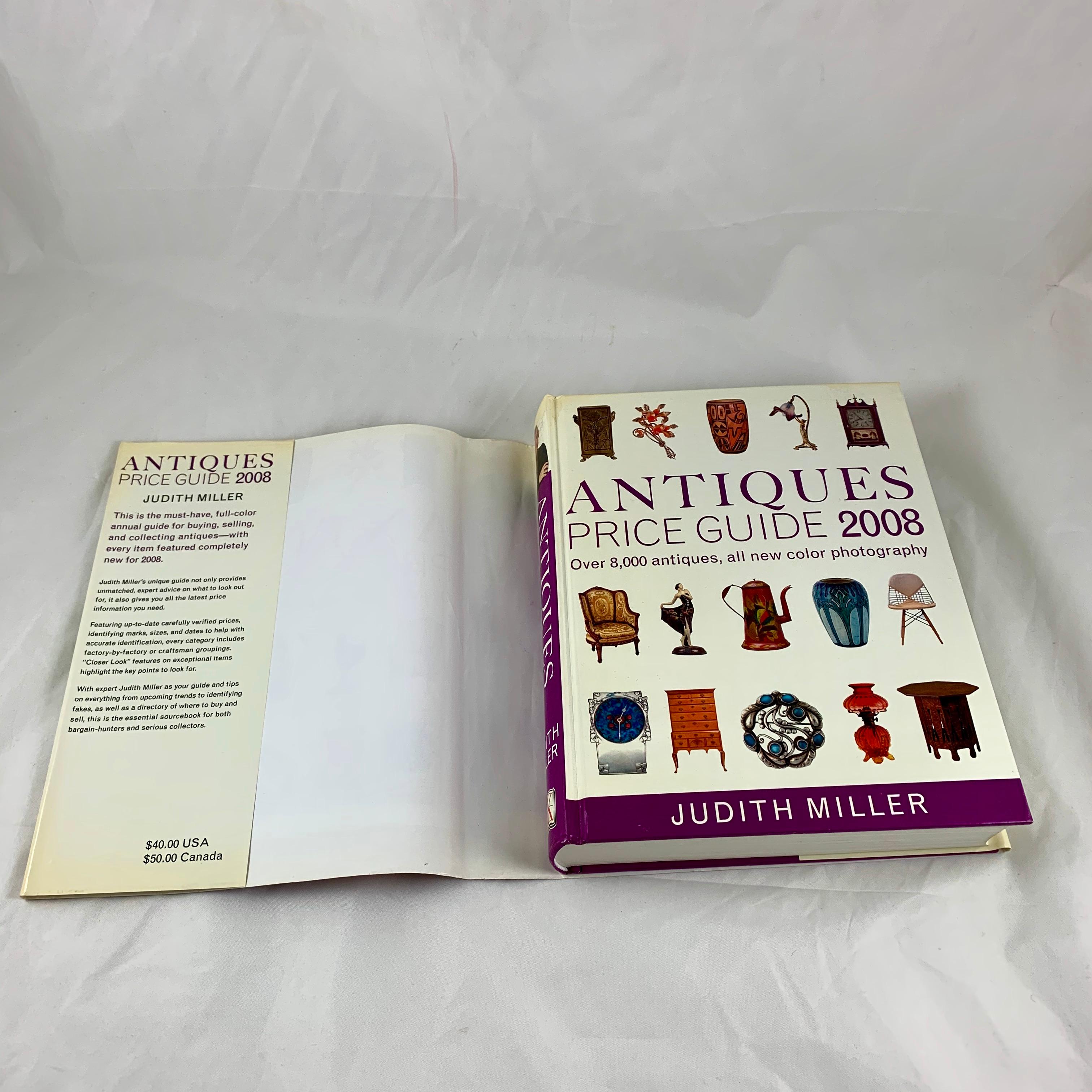 Antique Price Guide Book:: Judith Miller 2008 Première édition américaine avec jaquette en vente 2