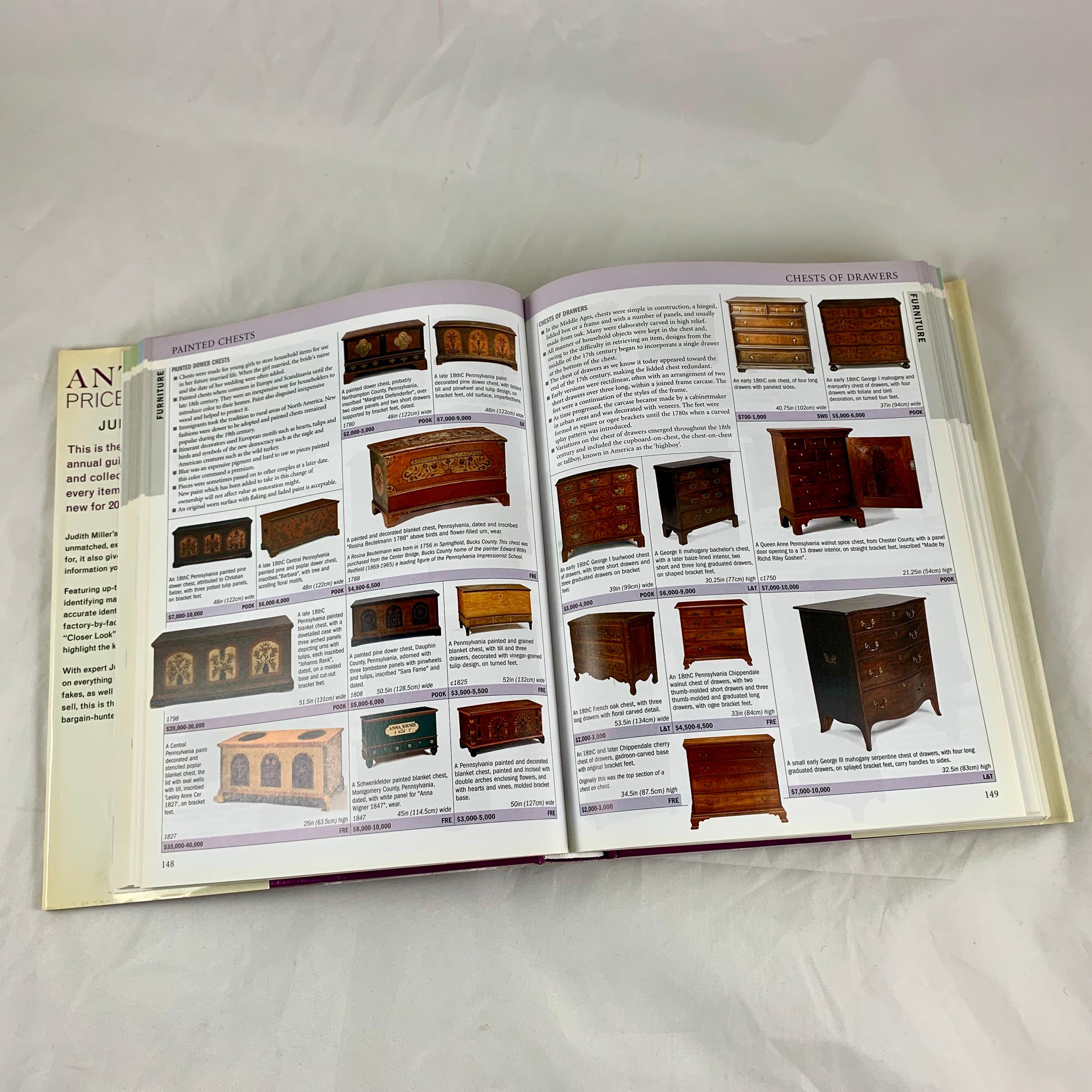 Antique Price Guide Book:: Judith Miller 2008 Première édition américaine avec jaquette Bon état - En vente à Philadelphia, PA