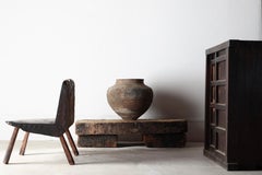 Antique Primitive Bench / Chair / 19th century / Wabi-sabi
