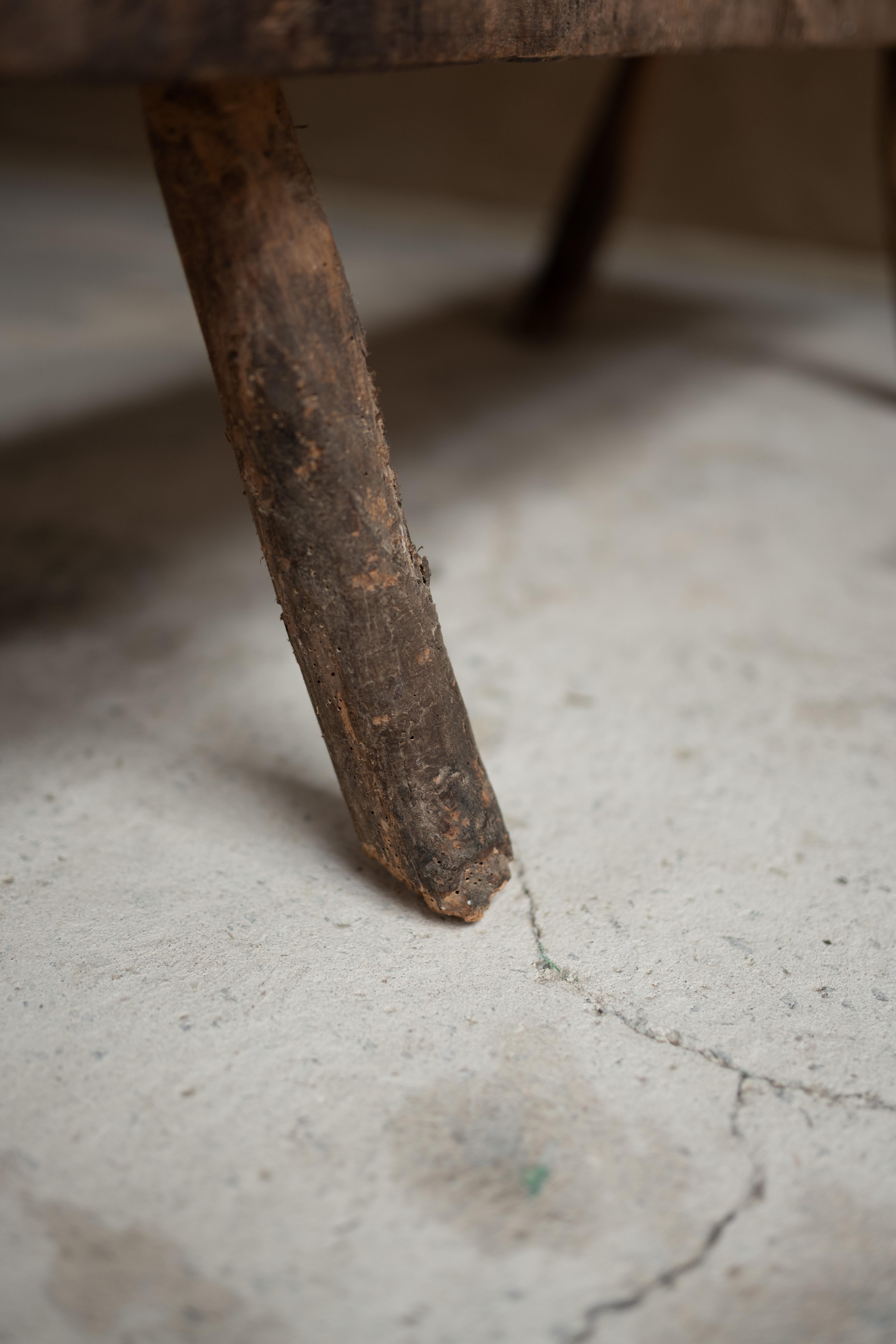 Antique Primitive Bench,  Italy, Mid-19th Century For Sale 5