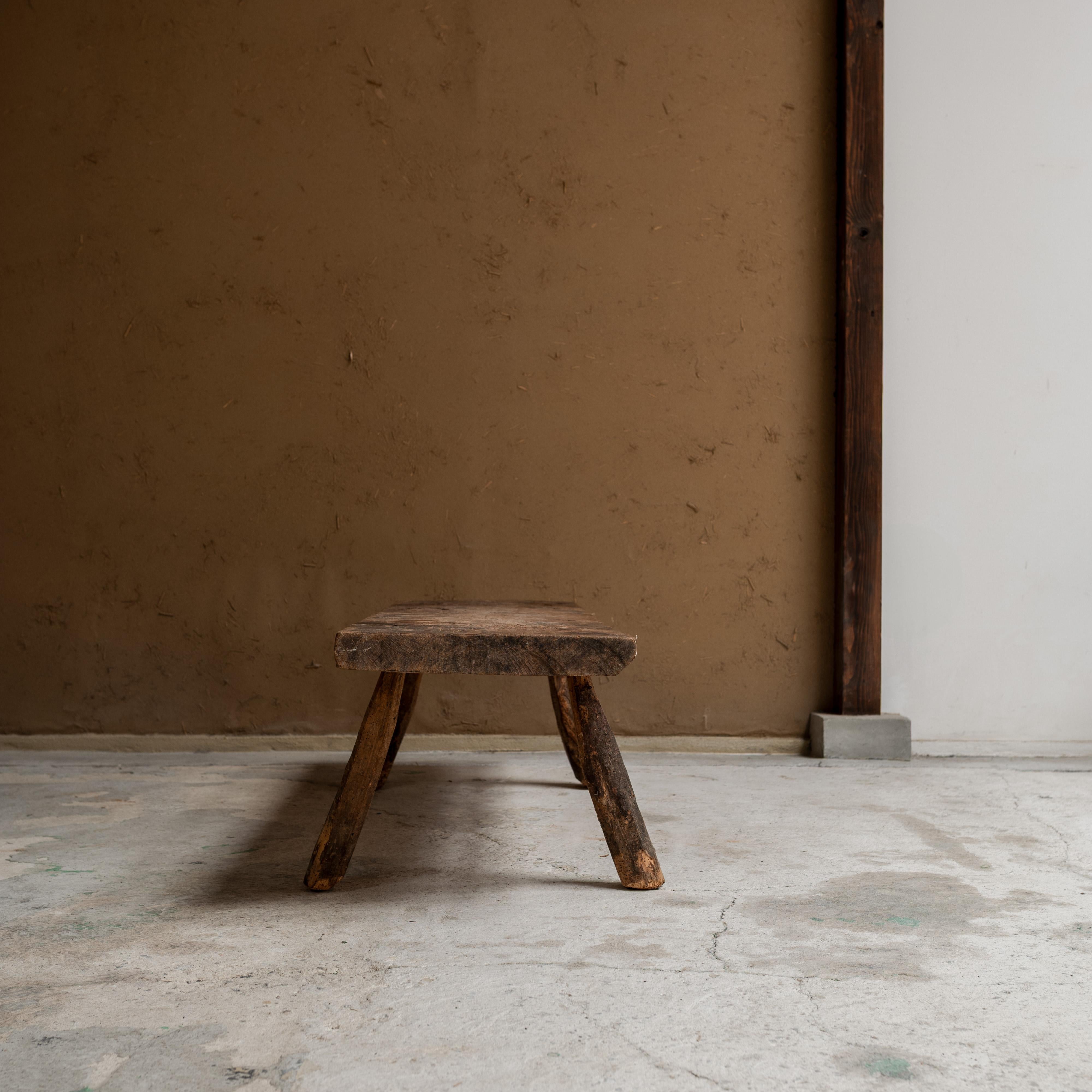 Antique Primitive Bench,  Italy, Mid-19th Century In Good Condition For Sale In Tokyo, Tokyo