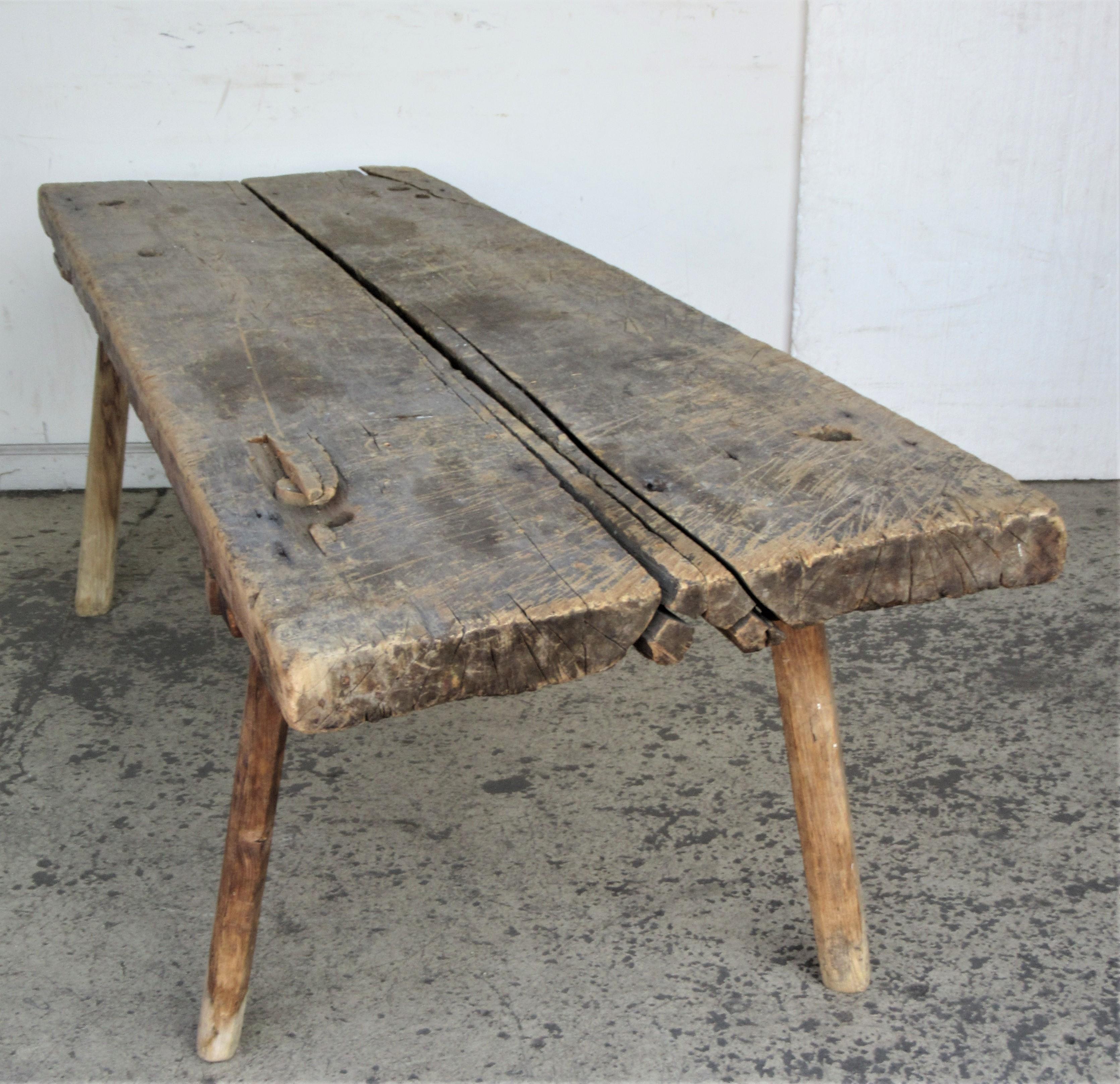 19th Century American Primitive Butcher's Table 5