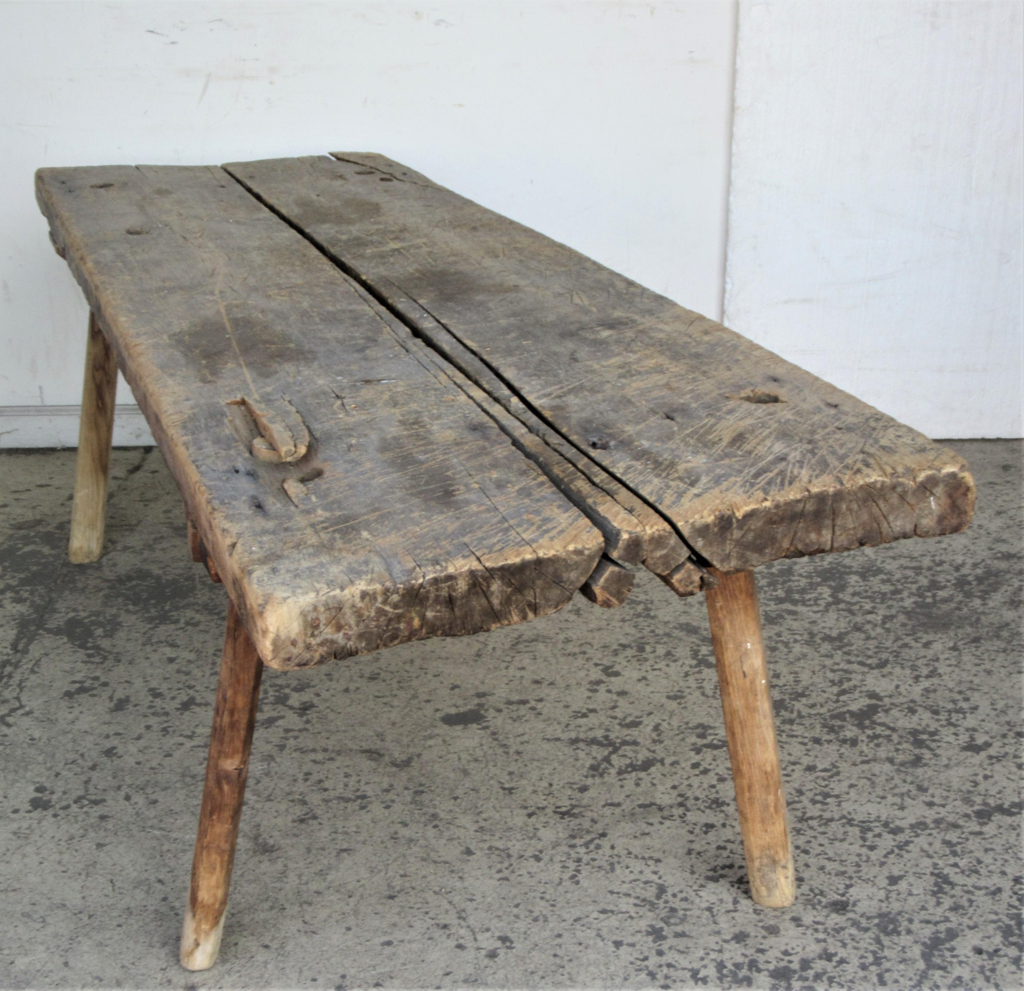 19th Century American Primitive Butcher's Table 6