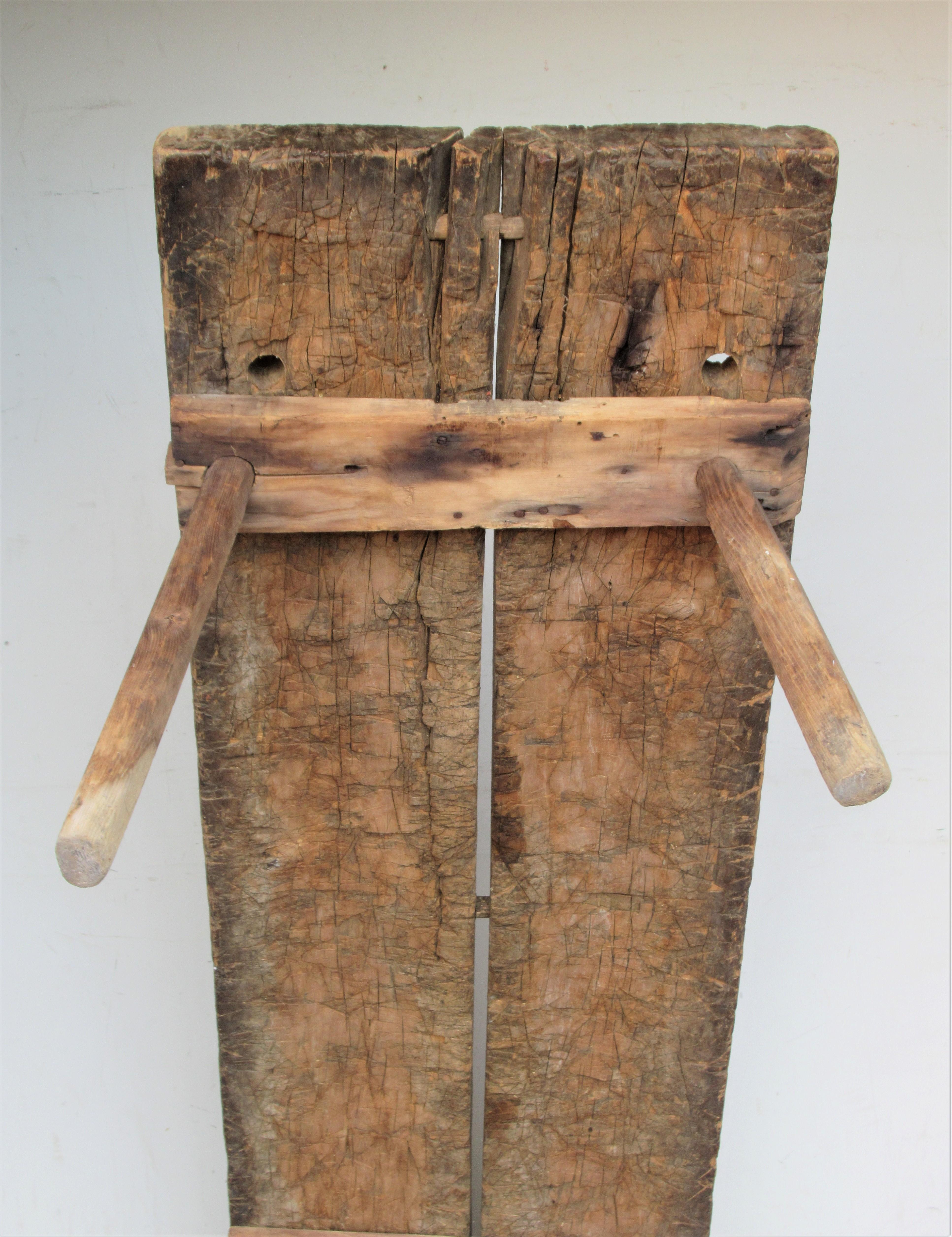 19th Century American Primitive Butcher's Table 7