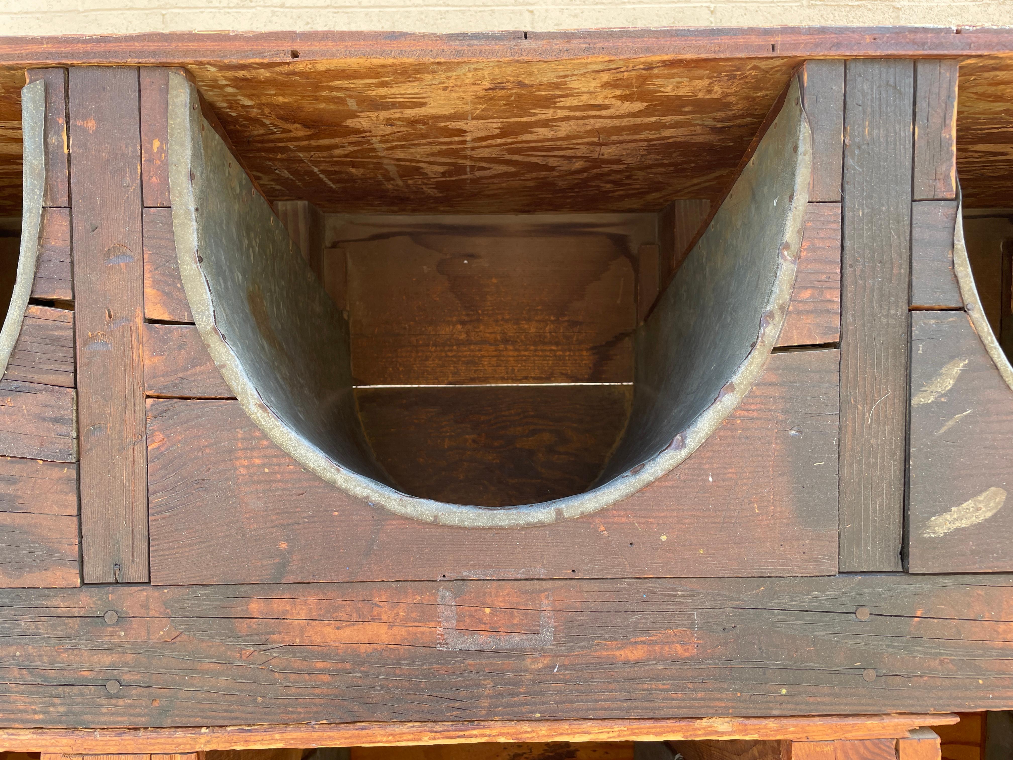 Steel Antique Primitive Chicken Coop Roosting Box