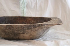 Antike, primitive Puppenschale, Französisch