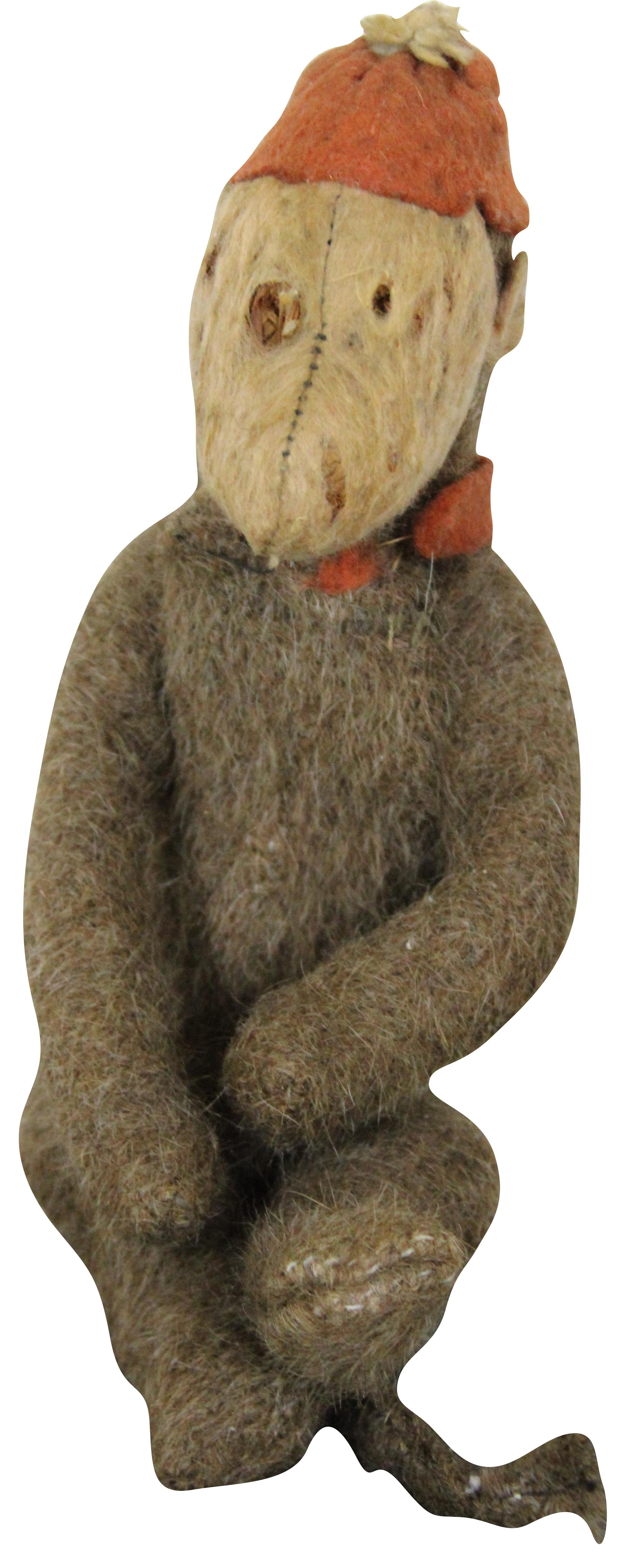 antique stuffed monkey